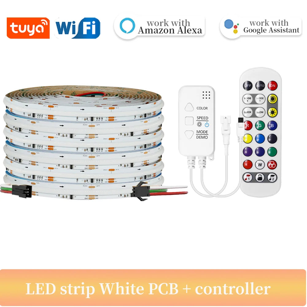 Tira LED COB RGBIC WiFi Tuya WS2811 576/720 LEDs Smart