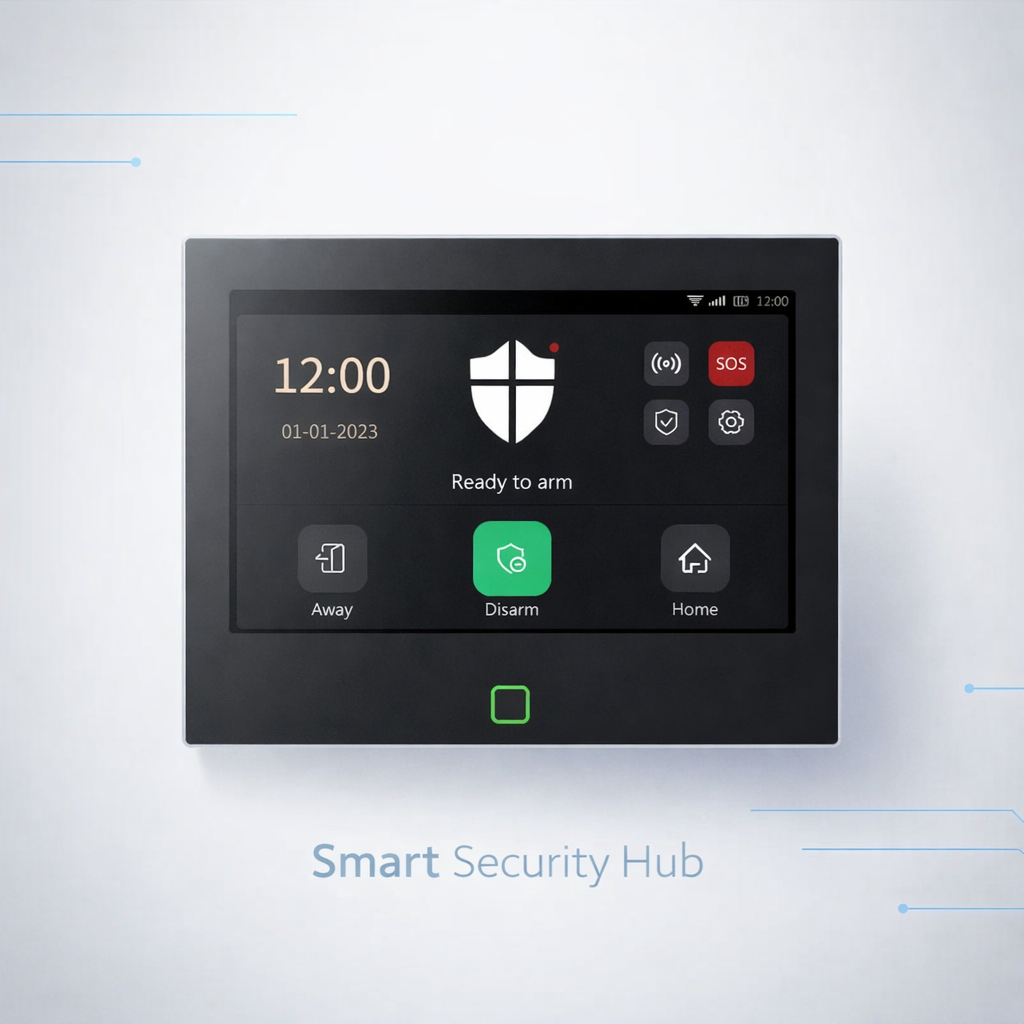 Panel de Seguridad del Hogar Inteligente 7"