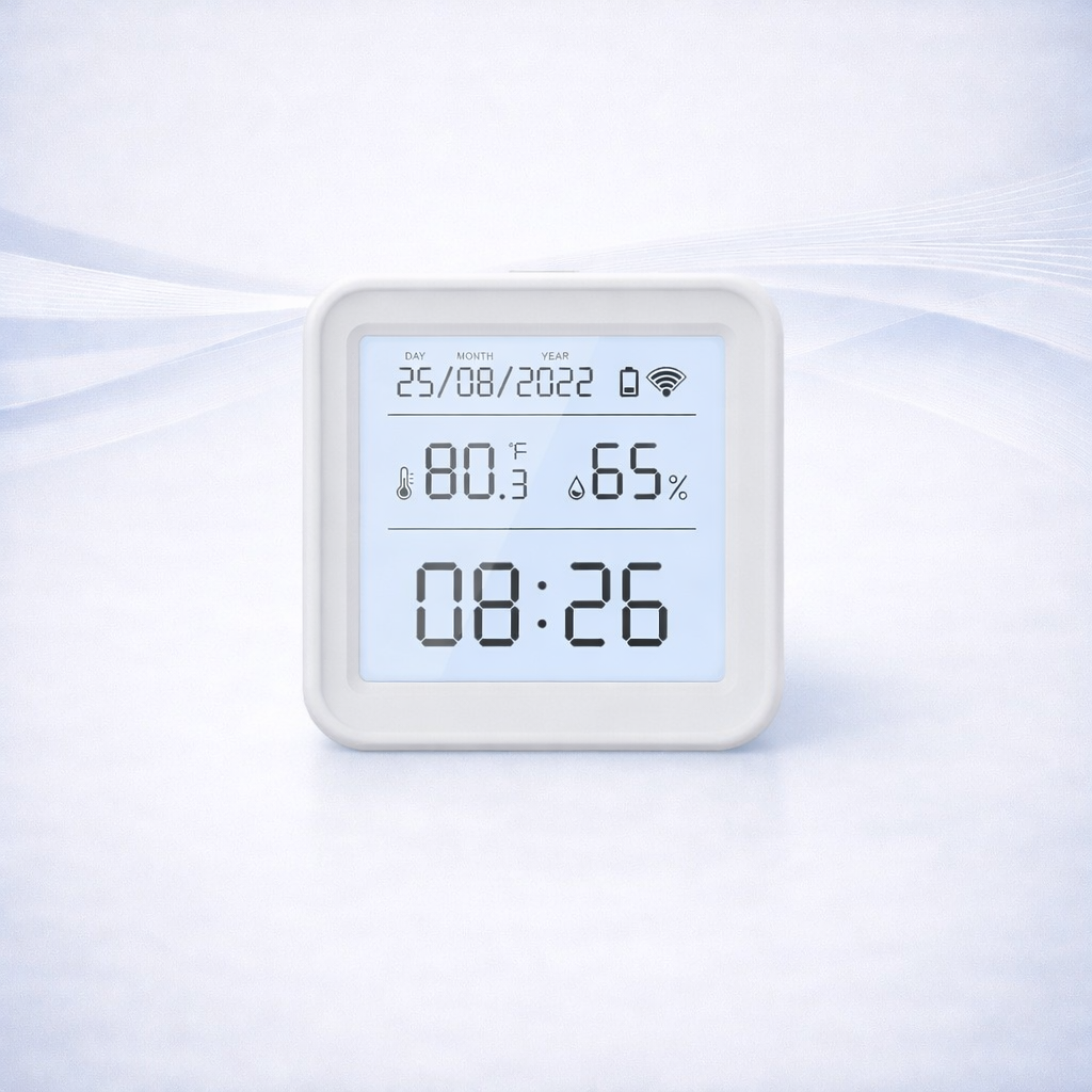 Sensor de temperatura y humedad WiFi compatible con Alexa y Google Home - VivaHub
