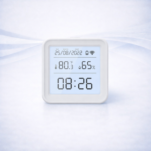 Sensor de temperatura y humedad WiFi compatible con Alexa y Google Home - VivaHub