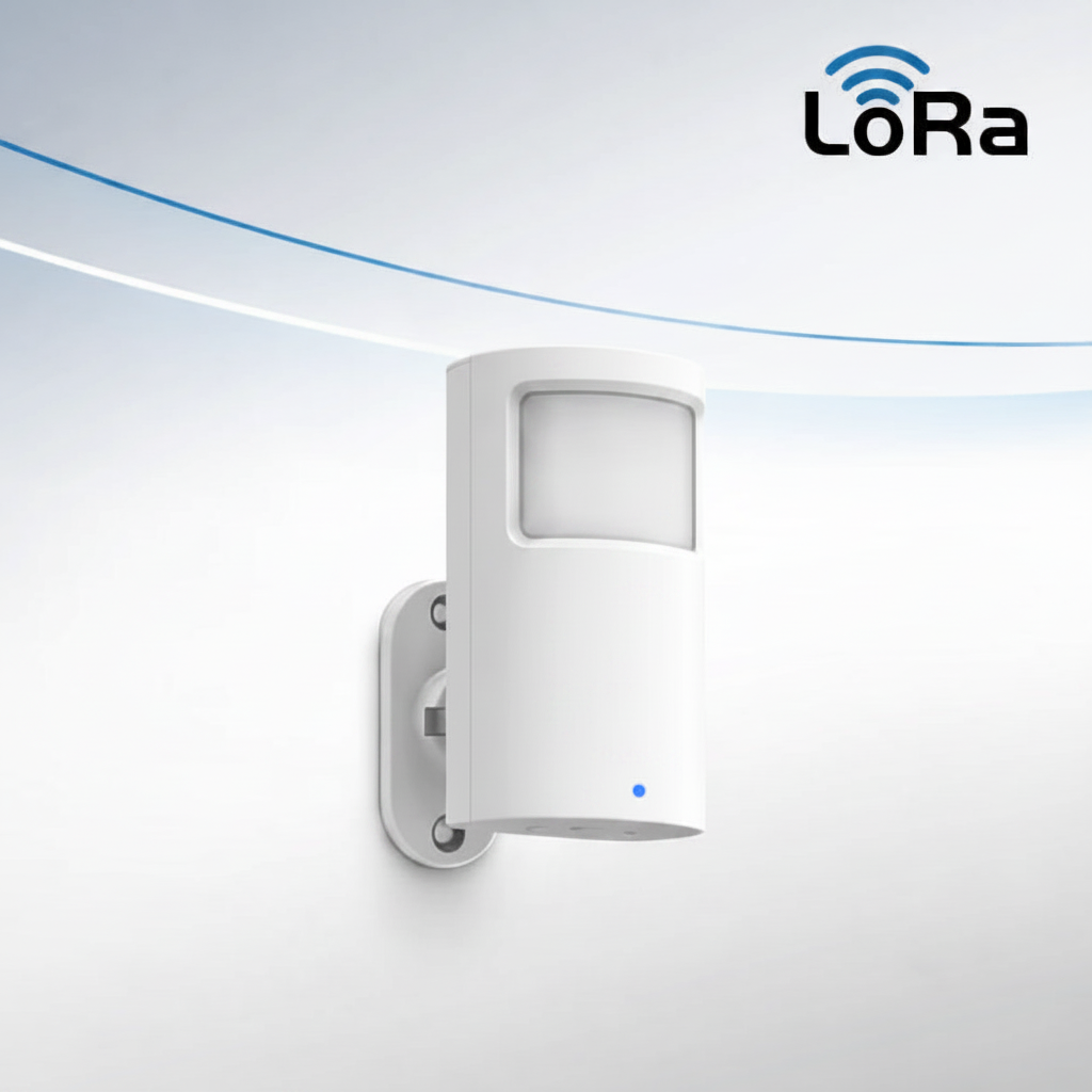Sensor de Movimiento LoRa Inteligente para Alarma 500Mts
