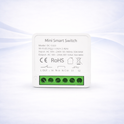 Mini módulo interruptor inteligente Zigbee 16A relé DIY automatización hogar WiFi - VivaHub