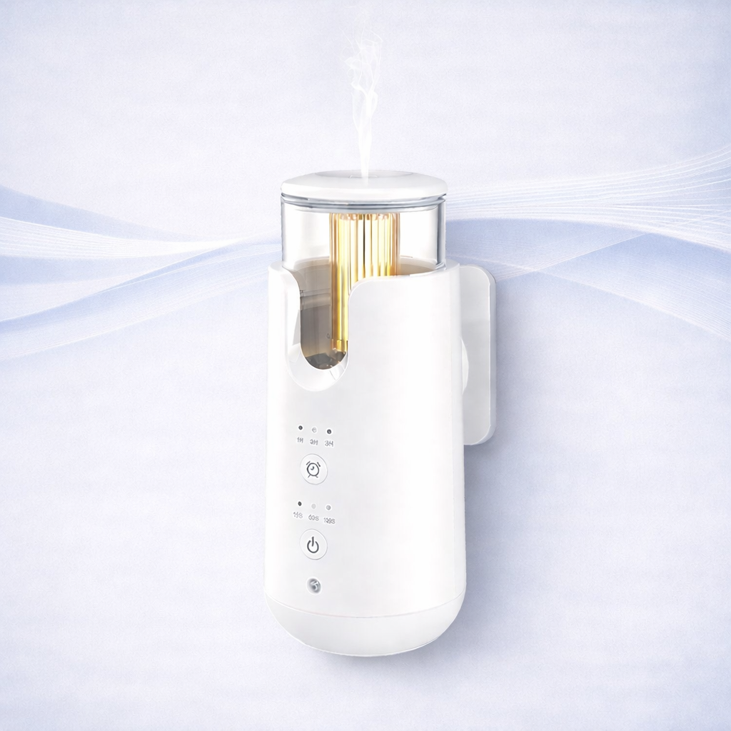 Difusor de aroma enchufable inteligente WiFi 300m² control app Alexa Google - VivaHub