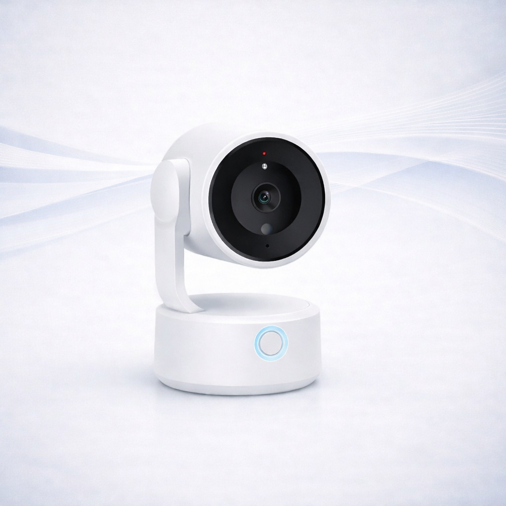 Cámara inteligente 5MP seguimiento automático 360° visión nocturna WiFi interior - VivaHub