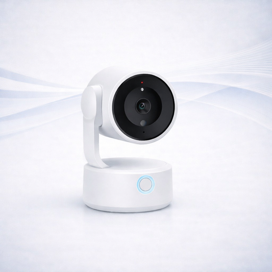 Cámara inteligente 5MP seguimiento automático 360° visión nocturna WiFi interior - VivaHub