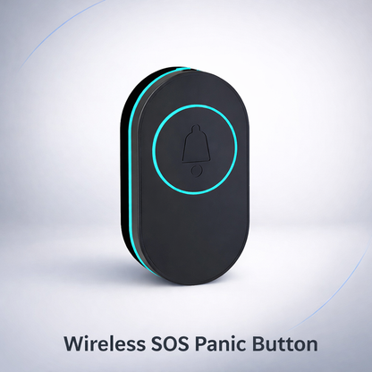Timbre Inalámbrico - Botón SOS - Compatible con Sistema de Alarma