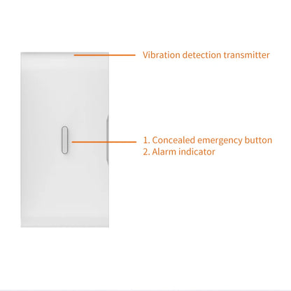 Sensor de Vibración / Rotura de Cristal 433Mhz