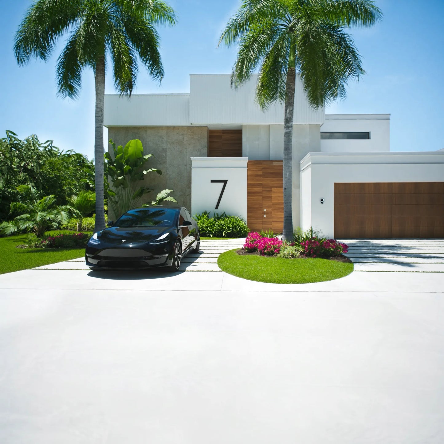Combo Hogar Seguro - Casa moderna Miami con seguridad inteligente