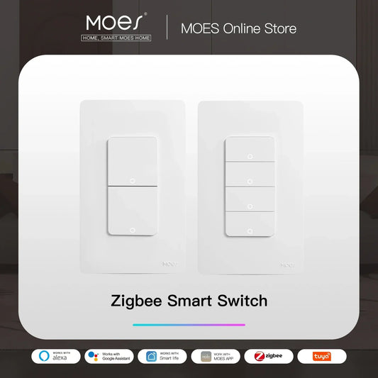 Interruptor Inteligente Zigbee Sin Cable Neutro | Alexa