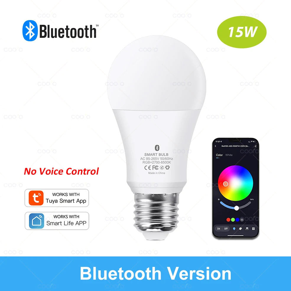 Foco LED Inteligente RGB- WiFi/Zigbee/Bluetooth Alexa & Google. 15W