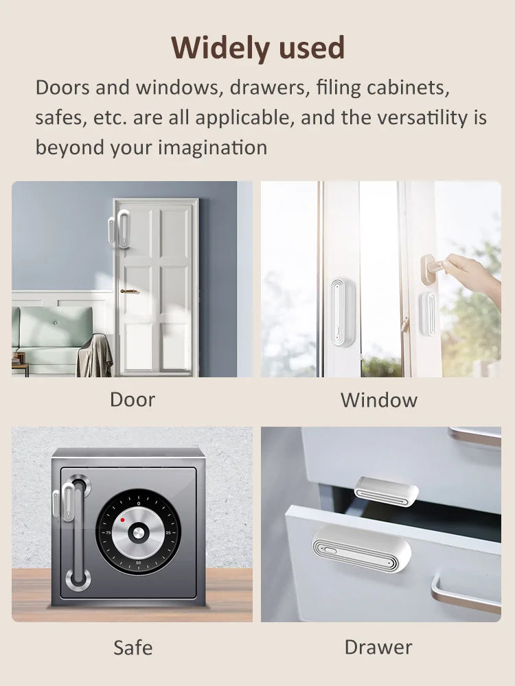 Sensor de Puerta y Ventana - Sirena 90dB Integrada