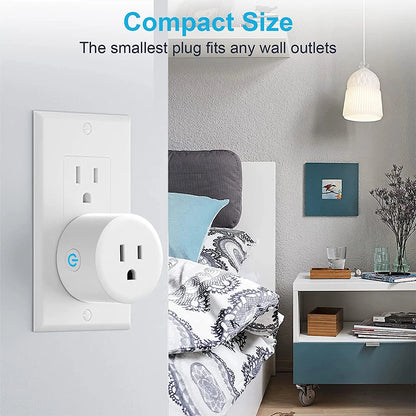 Enchufe Inteligente Zigbee WiFi - Monitoreo de Energía, Alexa y Google Home