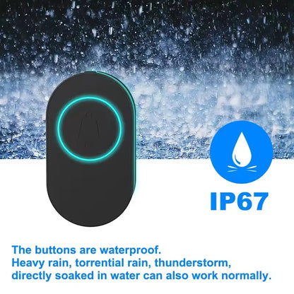 Timbre Inalámbrico - Botón SOS - Compatible con Sistema de Alarma