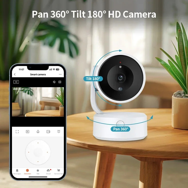 Cámara Inteligente 5MP con Seguimiento Automático 360°