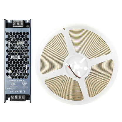 Tira LED COB 24V 3000/4000/6000 K.  600 LEDs/m Dimmable con Tuya Bluetooth