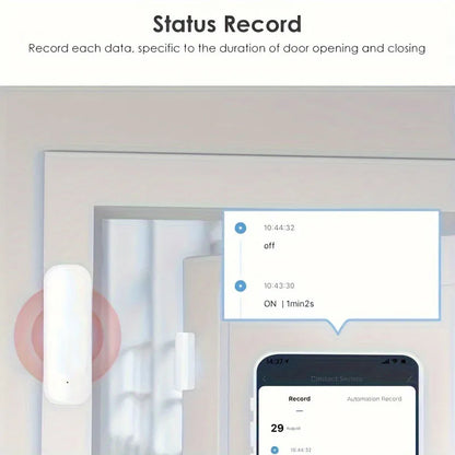 Sensor de Puerta/Ventana Magnético - Smart Life, Alexa & Google Home