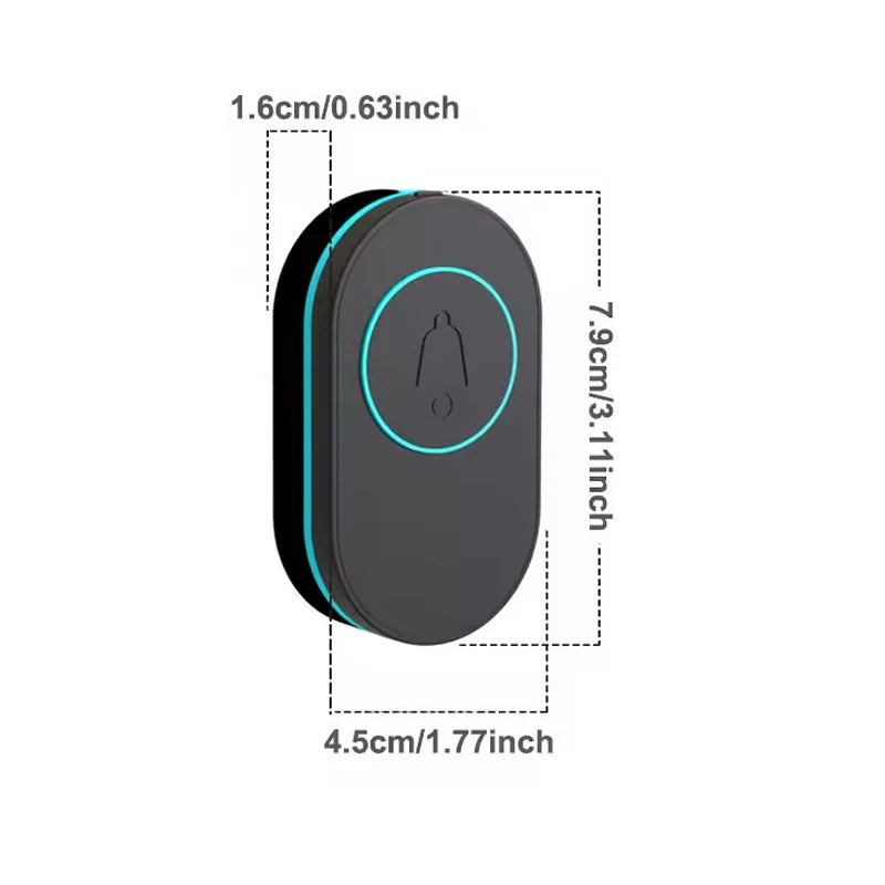 Timbre Inalámbrico - Botón SOS - Compatible con Sistema de Alarma