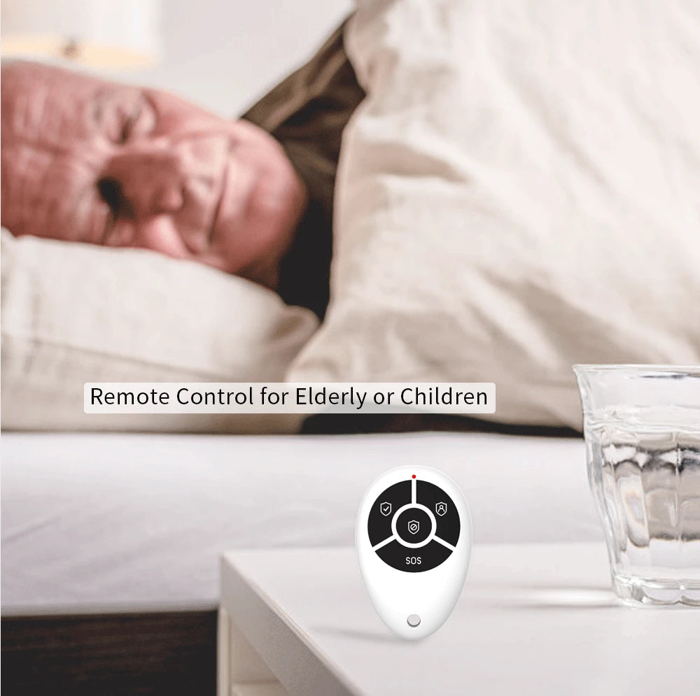 Control Remoto Inalámbrico 433MHz para Sistema de Alarma