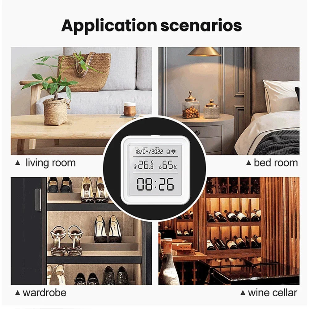 Sensor de Temperatura y Humedad Inteligente -  Alexa & Google