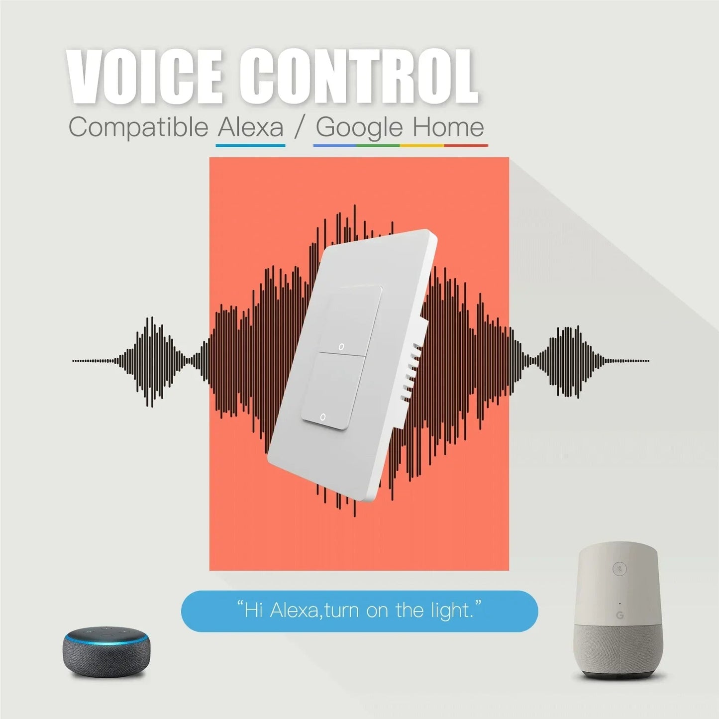 Interruptor Inteligente Zigbee Sin Cable Neutro | Alexa