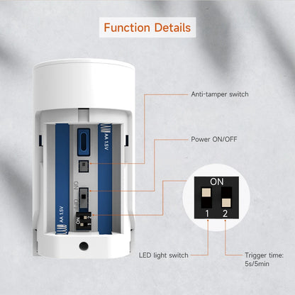 Sensor PIR 433MHz PR200 – Detector de Movimiento