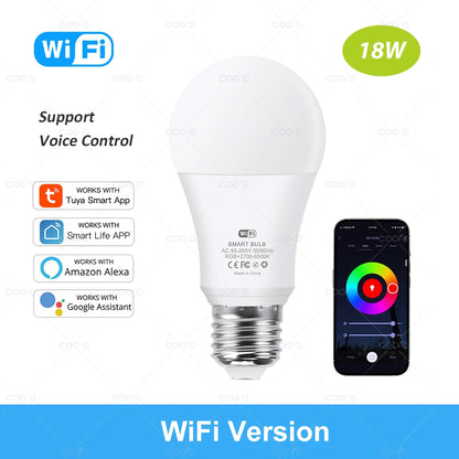 Foco LED Inteligente RGB- WiFi/Zigbee/Bluetooth Alexa & Google. 15W