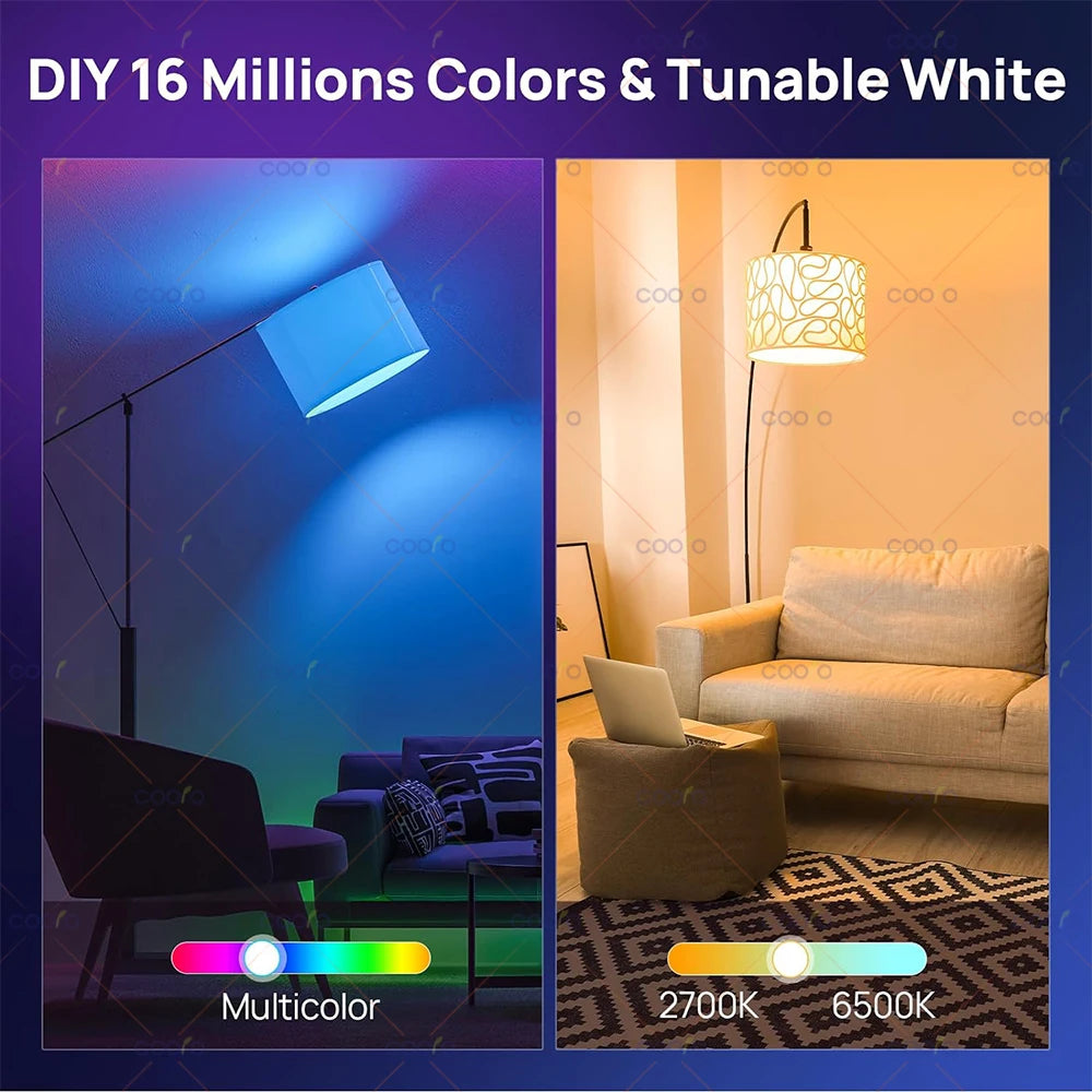 Foco LED Inteligente RGB- WiFi/Zigbee/Bluetooth Alexa & Google. 15W