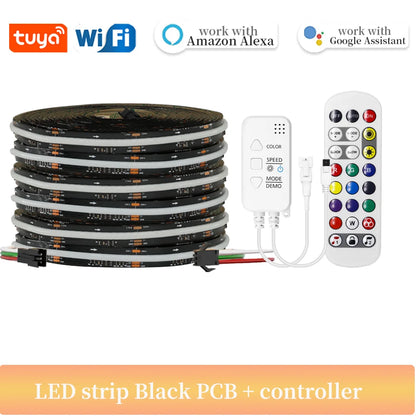 Tira LED COB RGBIC WiFi Tuya WS2811 576/720 LEDs Smart