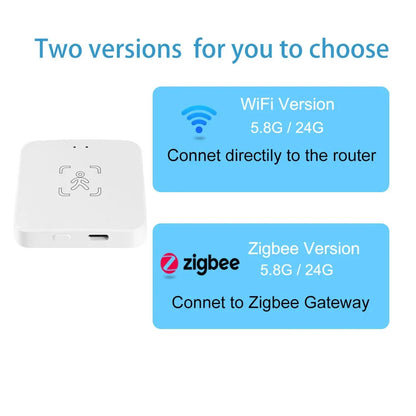 Detector de presencia humana, Tuya Zigbee/ WiFi con radar microondas